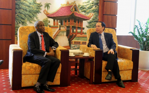 Lãnh đạo Tập đoàn Dầu khí Việt Nam tiếp Đại sứ Cộng hòa Xu-đăng