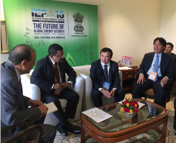 Tập đoàn Dầu khí Việt Nam tham dự Hội nghị Bộ Trưởng Diễn đàn Năng lượng Quốc tế IEF lần thứ 16 tại Ấn Độ.