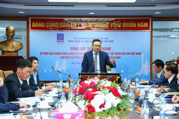 Chủ tịch HĐTV Tập đoàn Trần Sỹ Thanh làm việc với PVPower và DMC