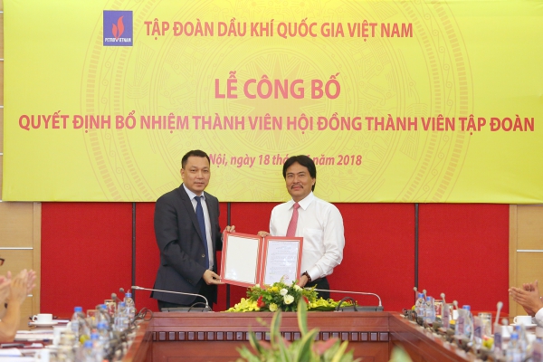 Bổ nhiệm ông Nguyễn Hùng Dũng giữ chức vụ Thành viên HĐTV Tập đoàn Dầu khí Việt Nam