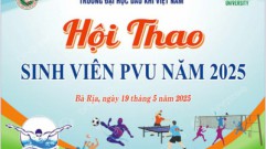PVU tổ chức hội thao sinh viên 2025 chào mừng kỷ niệm 135 năm ngày sinh Chủ tịch Hồ Chí Minh 