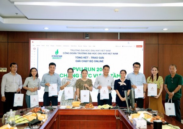 Công đoàn PVU tổng kết và trao giải Giải chạy online “PVU RUN 2025 - Chung sức vươn tầm”