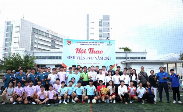Khai mạc Hội thao Sinh viên PVU năm 2025