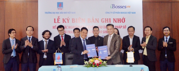PVU and iBosses Vietnam strengthen cooperation in researching, consulting, training on digital solutions